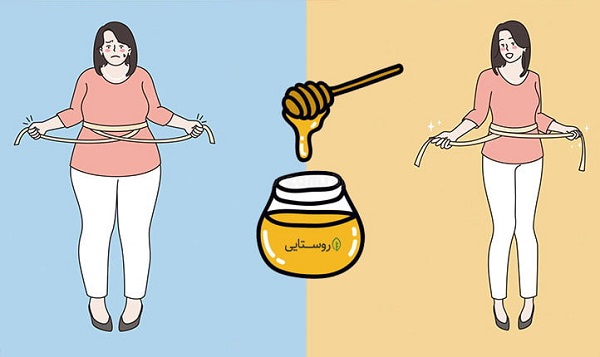 عسل برای کنترل وزن