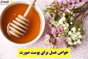 عسل برای پوست صورت